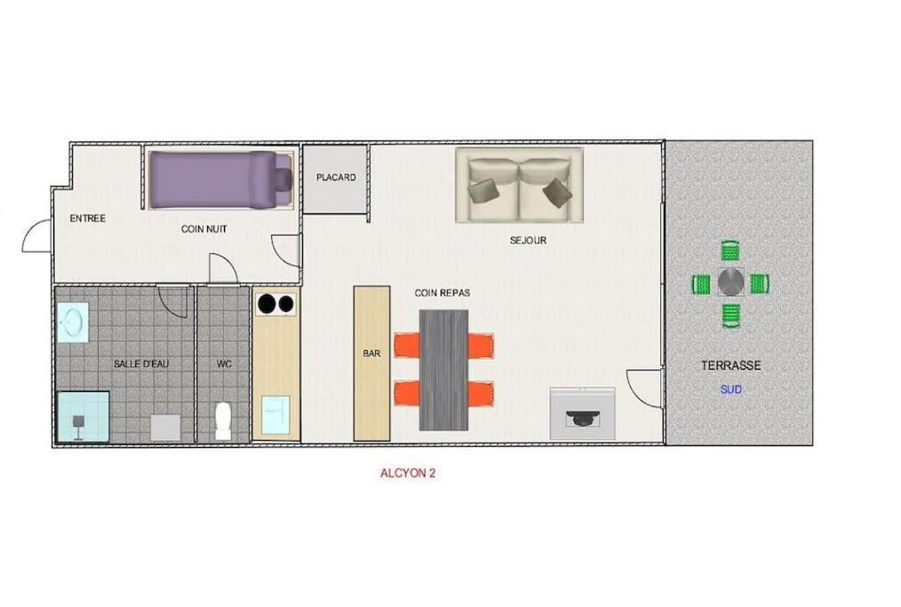 Appartement Cosy Avec Terrasse Sud - Proche Village 拉克吕萨 外观 照片